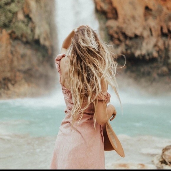 Auguste the Label Willow Day Dress High Low in Blush color Sz XS - Picture 3 of 14